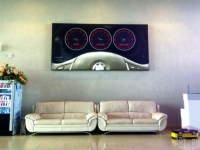 Короб световой BMW с часами